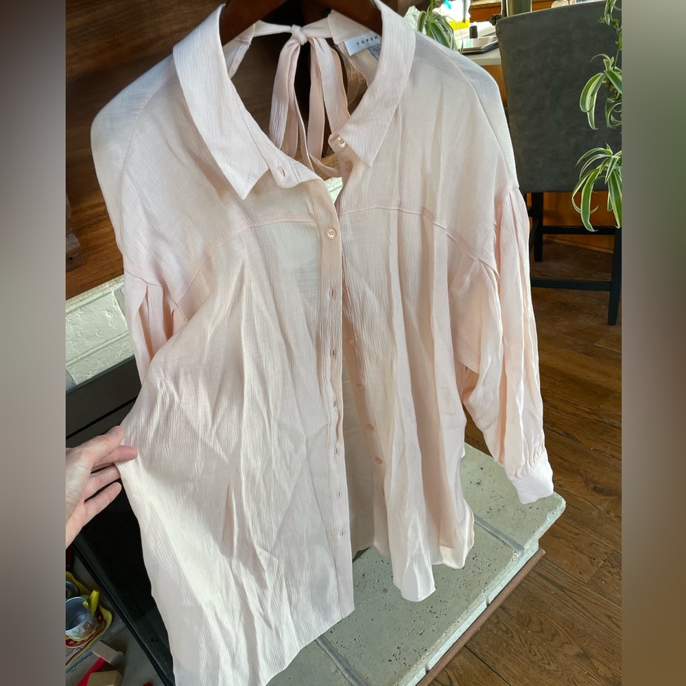 Topshop Cream Top